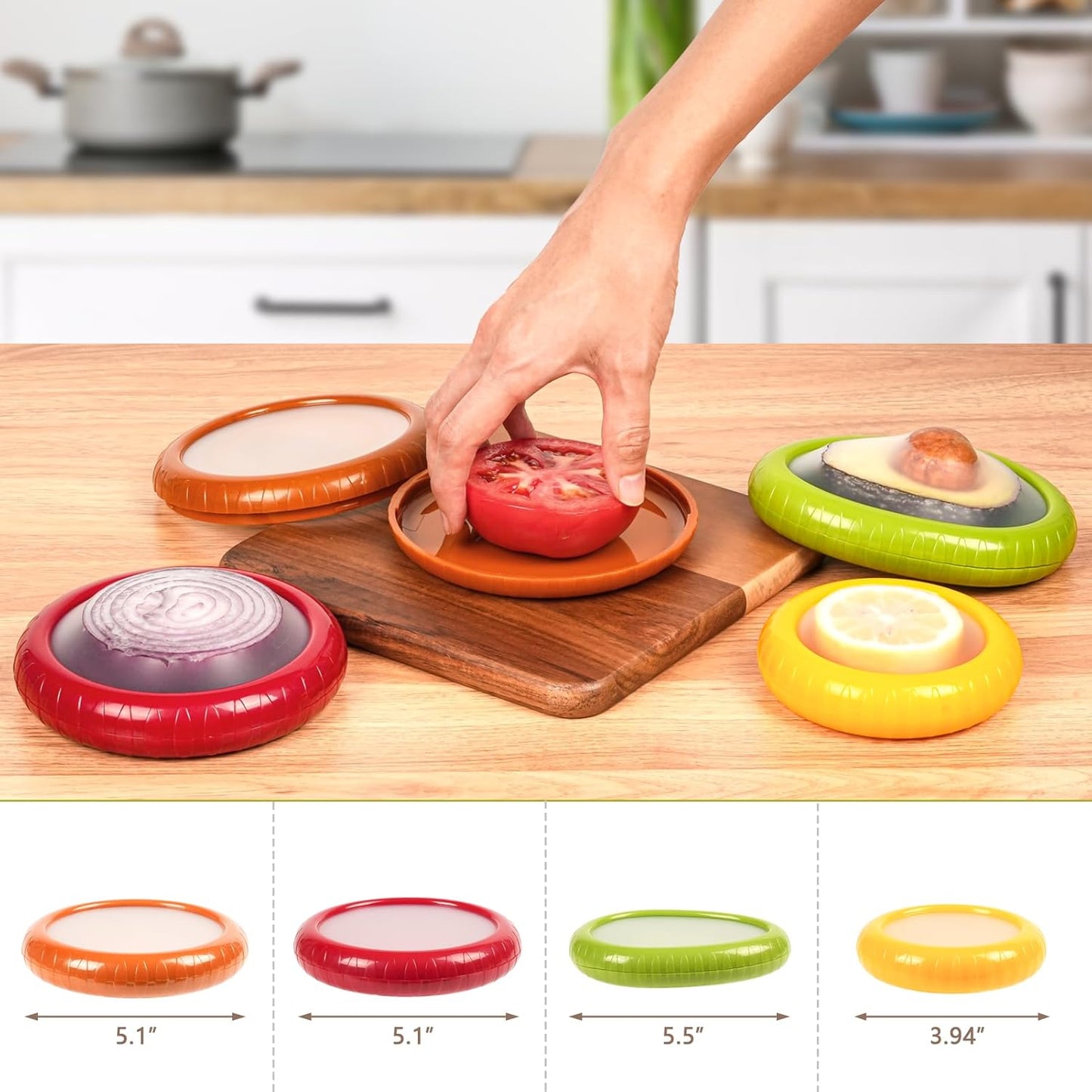 Fruit Vegetable Silicone Storage Containers