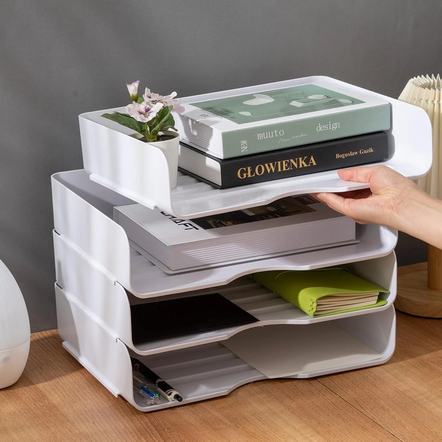 Stackable Tray Desk Organiser